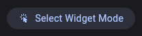 The Select Widget Mode button in the inspector